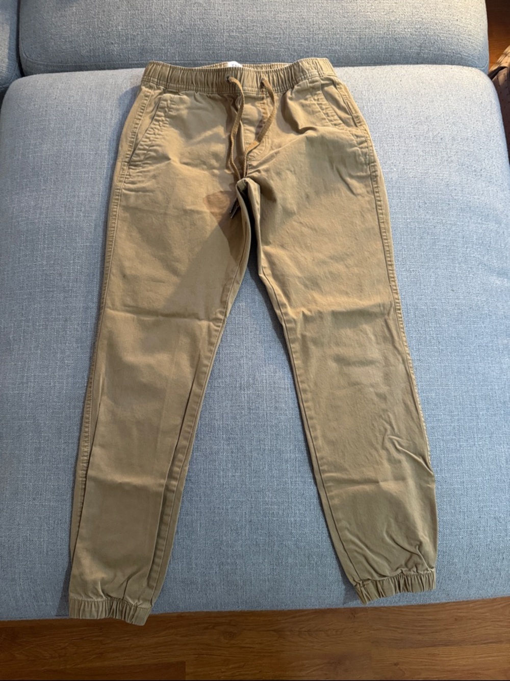 GAP Men's Khaki Elastic-Waist Jogger Pants Size XS Men’s